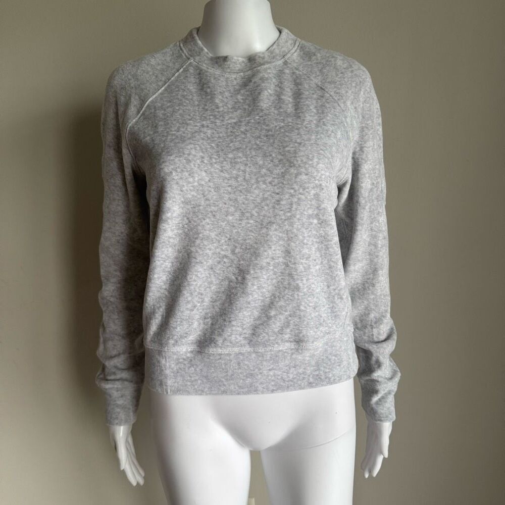 Lululemon Gray Velour Sweatshirt Loungewear